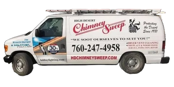High Desert Chimney Sweep and Dryer Vent Cleaning Services Truck